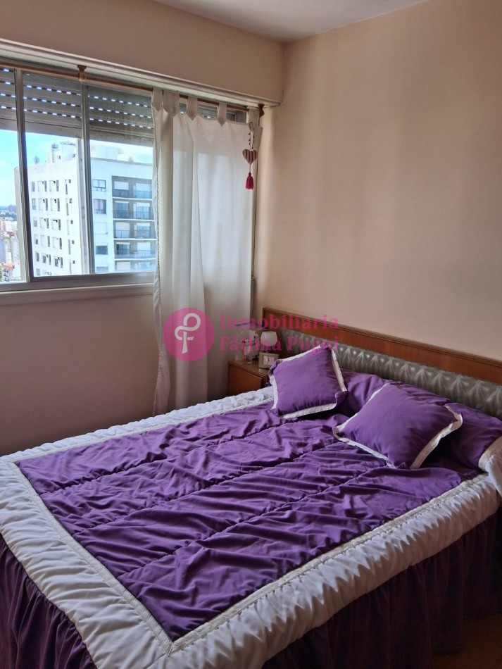 Av Luro 2237 Edif Almeria. Departamento 1 ambiente disible lateral, Piso 22, vista al mar